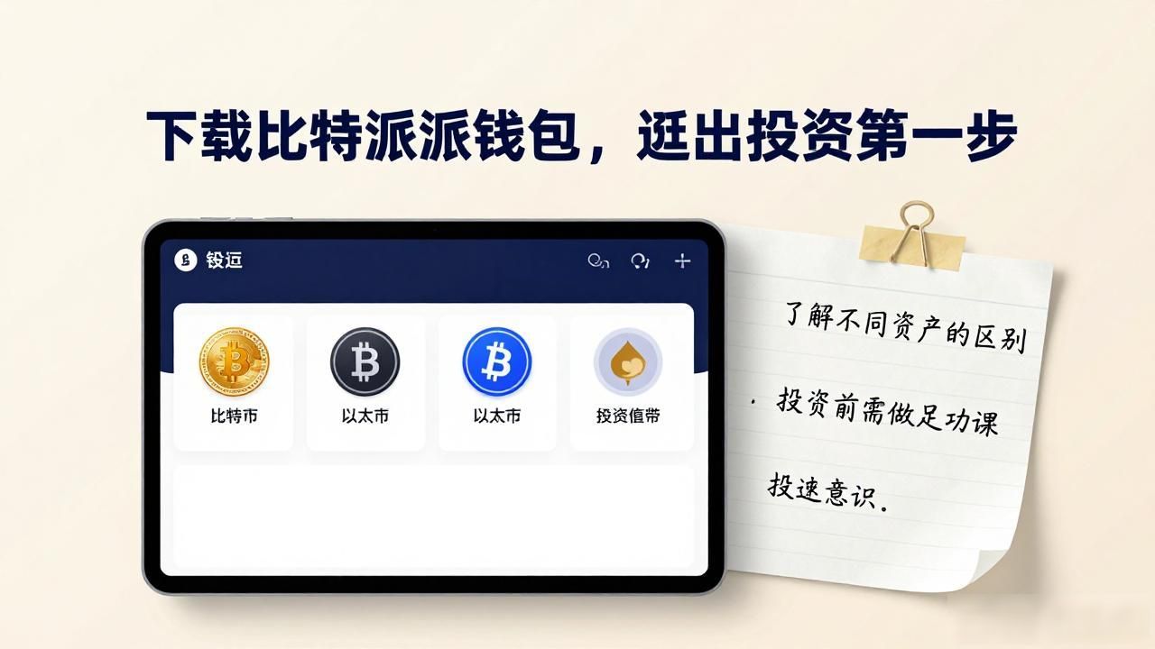 下载比特派钱包，迈出投资第一步