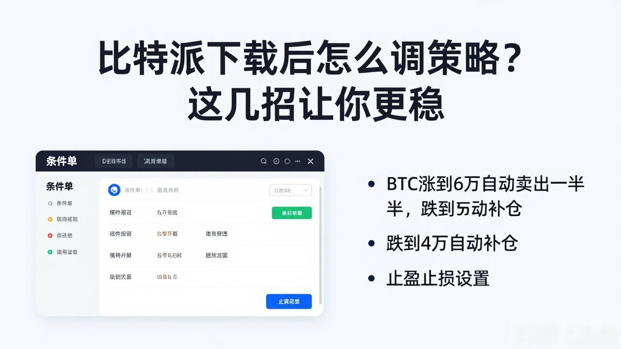如何在比特派官方下载中调整投资策略？_比特派多链资产配置_比特派投资策略