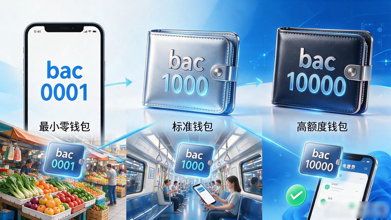 央行法定数字货币钱包bac数字是啥，普通人怎么开户使用
