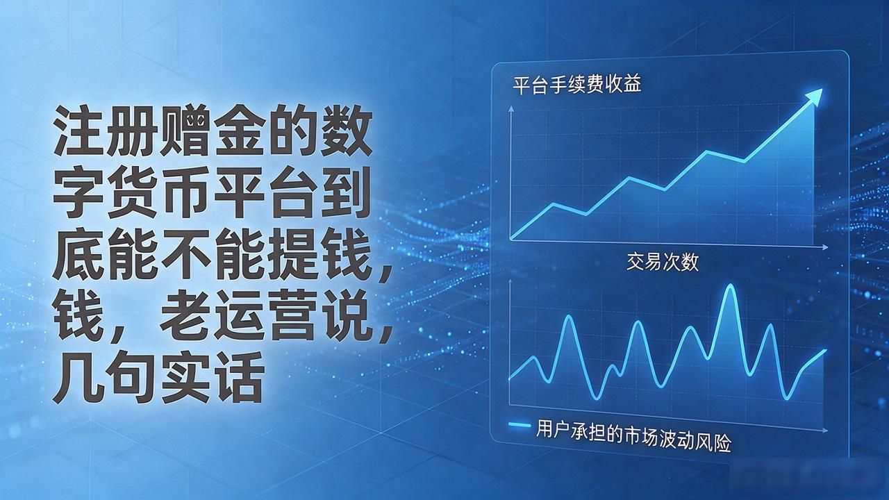 注册赠金的数字货币平台到底能不能提钱，老运营说几句实话