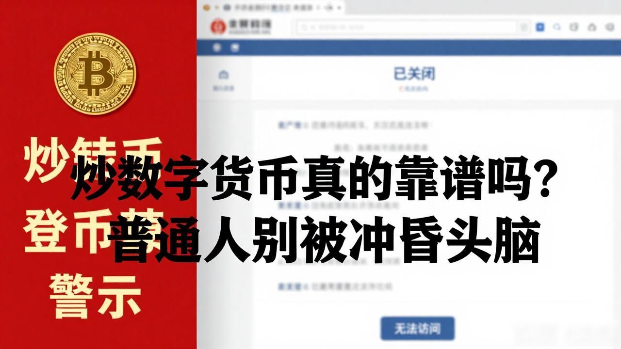 炒数字货币真的靠谱吗？普通人别被冲昏头脑